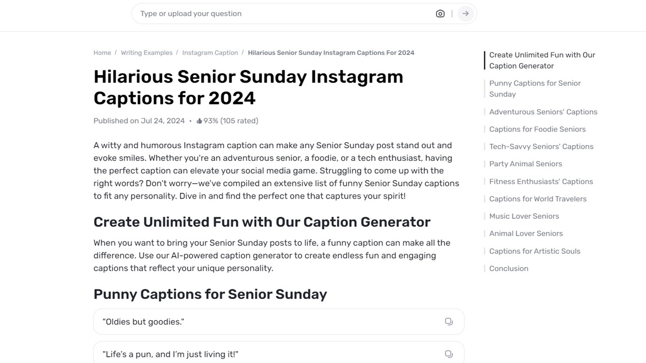 Say Goodbye to Boring Captions: Gauth Makes Senior Sundays Hilarious